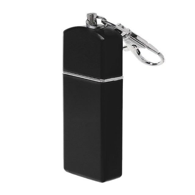 Portable Mini Pocket Ashtray Windproof Cases Key-chain Outdoor Smoking Accessory