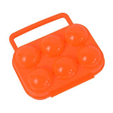 Camping Egg Storage Box 6 / 12 Grid Plastic Egg Tray Shockproof Portable Outdoor Carrying Container For BBQ Camping Accessories