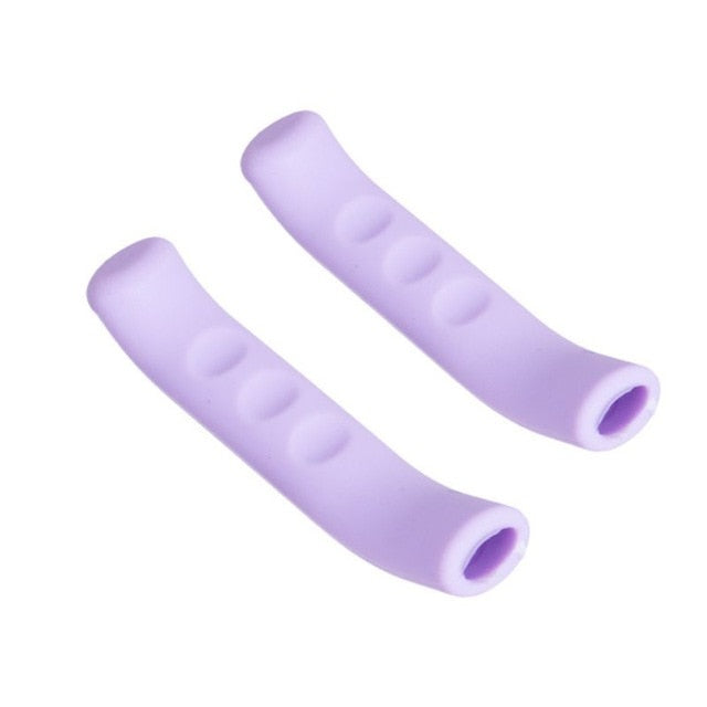 1 Pair Bike Brake Lever Protector Mountain Bicycle Anti Slip Silicone Handle Cover Riding Cycling Accessories