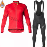 2019 New MAVIC Pro Team Winter Thermal Fleece Cycling Jersey Men Long Sleeve Set Outdoor Sport MTB Bike Clothing Ropa Ciclismo