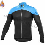 2019 New MAVIC Pro Team Winter Thermal Fleece Cycling Jersey Men Long Sleeve Set Outdoor Sport MTB Bike Clothing Ropa Ciclismo