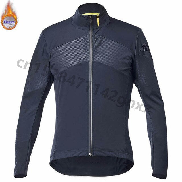 2019 New MAVIC Pro Team Winter Thermal Fleece Cycling Jersey Men Long Sleeve Set Outdoor Sport MTB Bike Clothing Ropa Ciclismo
