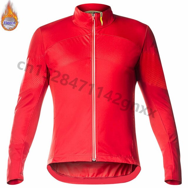 2019 New MAVIC Pro Team Winter Thermal Fleece Cycling Jersey Men Long Sleeve Set Outdoor Sport MTB Bike Clothing Ropa Ciclismo