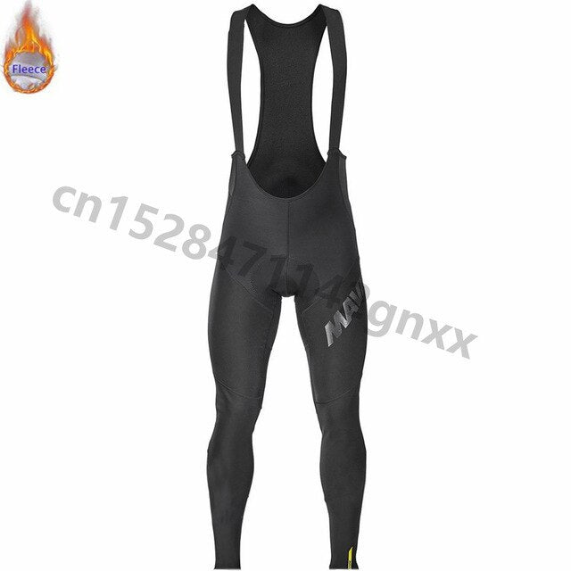2019 New MAVIC Pro Team Winter Thermal Fleece Cycling Jersey Men Long Sleeve Set Outdoor Sport MTB Bike Clothing Ropa Ciclismo