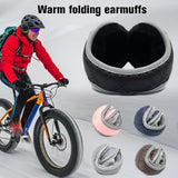 Winter Outdoor Earmuffs Skiing Cycling Ear Thermal Cover Folding Portable Unisex Soft Plush Earmuffs Riding Equipment Dropship