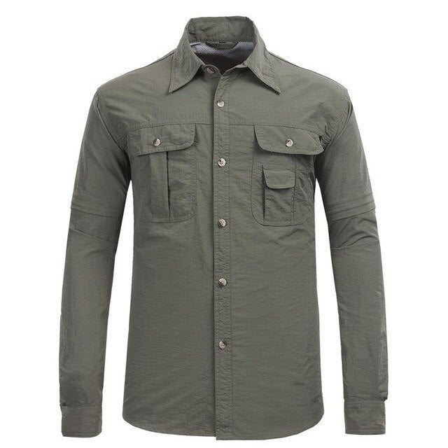 Hot Camping Climbing Fishing Clothing Suit Men Lightweight Trekking Anti-uv Sunscreen Quick Dry Hiking Outdoor Shirt Pants Sets