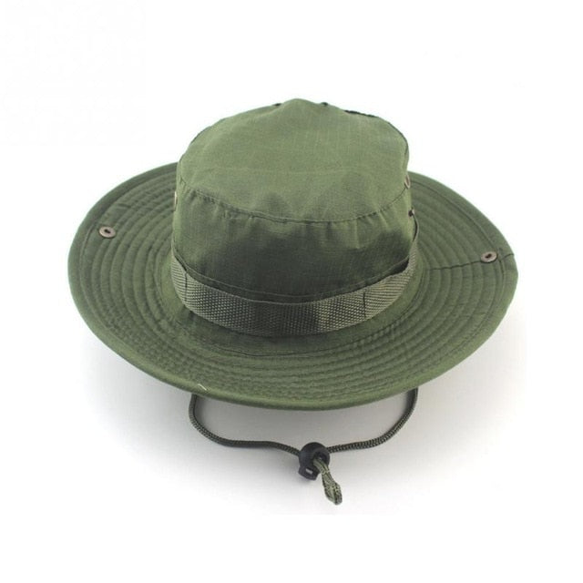 Tactical Boonie Hat Army Hunting Hat Boonie Cap Airsoft Camouflage Hunting Sunshine Hat Outdoor Hiking Hat