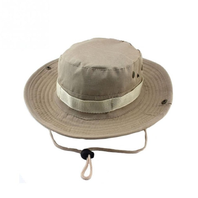 Tactical Boonie Hat Army Hunting Hat Boonie Cap Airsoft Camouflage Hunting Sunshine Hat Outdoor Hiking Hat