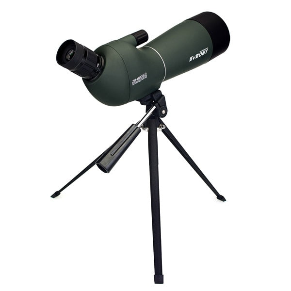 SVBONY SV28 50/60/70mm 3 Types Spotting Scope Waterproof Zoom Telescope +Tripod Soft Case for Birdwatching Target Archery F9308Z