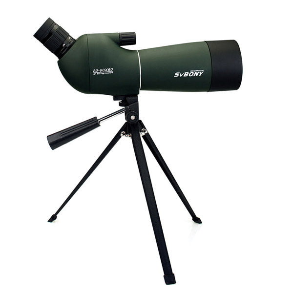 SVBONY SV28 50/60/70mm 3 Types Spotting Scope Waterproof Zoom Telescope +Tripod Soft Case for Birdwatching Target Archery F9308Z