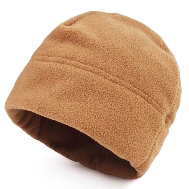 Outdoor Fleece sports Hat Men Women Camping Hiking Caps Fishing Cycling Hunting Military Tactical Cap Warm Windproof  Winter Cap