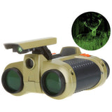1pcs Night Vision Viewer Surveillance Spy Scope Binoculars Pop-up Light Tool 4x30mm