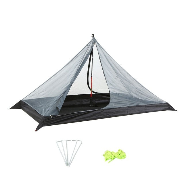 Oudoor Ultralight Camping Tent Double Layer Waterproof Backpacking Tent Outdoor Hiking Tent for Fishing Hunting Beach Travel