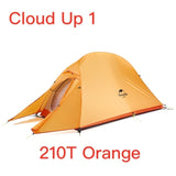 Naturehike Cloud Up Series Ultralight Camping Tent Waterproof Outdoor Hiking Tent 20D Nylon Backpacking Tent With Free Mat