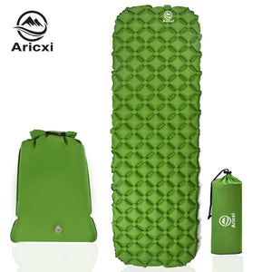 ONLY 450g Outdoor Inflatable Cushion Sleeping Bag Mat Fast Filling Air Moistureproof Camping Mat Sleeping Pad