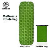 ONLY 450g Outdoor Inflatable Cushion Sleeping Bag Mat Fast Filling Air Moistureproof Camping Mat Sleeping Pad