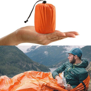 Outdoor First-Aid Survival Emergency Tent Blanket Sleep Bag Camping Shelter Gear Camping Travel Bags Waterproof