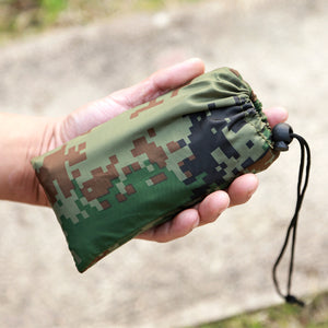 Ultralight Tarp Outdoor Camping Survival Sun Shelter Multifunctional Waterproof Beach Awning Beach Tent Mat Rain Shelter